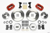 Wilwood Forged Dynalite Front Kit 11.00in Red WWE ProSpindle - 140-9917-R