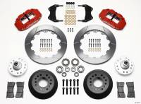 Wilwood Narrow Superlite 6R Front Hub Kit 12.88in Red WWE ProSpindle - 140-9919-R
