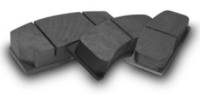Wilwood Pad Set Purple Alum Rtr 6812 DLS DLS Floater DPS 3 Hole - 150-9766K