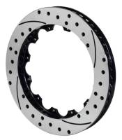 Wilwood Rotor-SV-SRP 72 Iron-LH-Drill-BLK 14.25 x 1.25 - 12 on 8.75in - 160-11314-BK