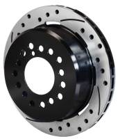 Wilwood Rotor-1.91in Offset-SRP-BLK-Drill-RH 11.00 x .810 - 5 Lug - 160-11374-BK