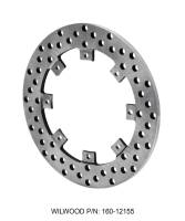 Wilwood Rotor-SuperAlloy-Rear Drag-Drilled 11.44 x .350 - 8 on 7.00in - 160-12155