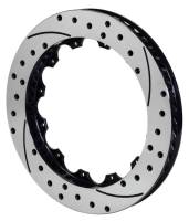 Wilwood Rotor-SV-SRP72 Iron-LH-Drill-BLK 14.00 x 1.25 - 12 on 8.25in - 160-12342-BK