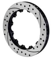 Wilwood Rotor-SRP48 SPC-37-RH-BLK-Drill 12.88 x 1.10 - 12 on 8.75in - 160-13543-BK