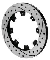 Wilwood Rotor-ULHP Iron LH-SRP BLK Drl 12.19 x .810 - 8 on 7.78in - 160-6925-BK