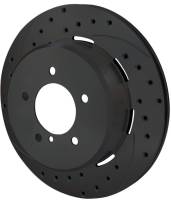 Wilwood Rotor-2.31in Offset-SRP-BLK-Drill-RH 12.19 x .810 - 5x4.75in BC - 160-8744-BK