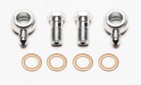 Wilwood Banjo Fitting Kit -3 male to 7/16 Banjo Bolts & Crush Washers (2 qty) - 220-11565