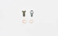 Wilwood Fitting Kit -3 Male w/ 3/8-24 Banjo Bolt (For Banjo Outlet Master Cylinders) - 220-13674