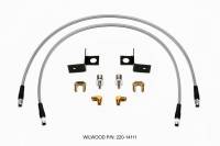 Wilwood Flexline Kit 30 inch -3 3/8-24 IF 1/8 NPT 90 Degree - 220-14111