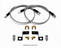 Wilwood - Wilwood Flexline Kit 30 inch -3 3/8-24 IF 1/8 NPT 90 Degree - 220-14111 - Image 2