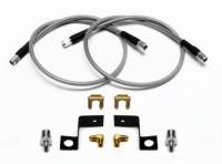 Wilwood Flexline Kit 30 inch -3 M10-1.0 IF 1/8 NPT 90 Degree - 220-14112