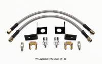 Wilwood Flexline Kit 14 inch -3 M10-1.00 IF 1/8 NPT Straight - 220-14166