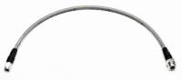 Wilwood 17in OAL Flexline -3 Hose to M10 x 1.00 to -3Female Bubble Flare - 220-8223