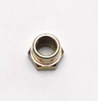Wilwood 3/8-24 Clevis Locking Zinc Type II Gold Hex Nut - 230-1200