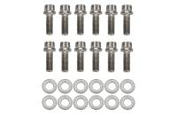 Wilwood Bolt Kit - Hat/Rotor 1/4-28x.75 12 Pt Stainless - 230-8217