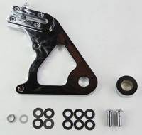 Wilwood Caliper Mounting Kit Chrome w/Bracket GP310 1984-99 Softail - 250-8035