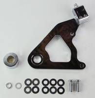 Wilwood Caliper Mounting Kit Chrome w/Bracket GP310 2000-Present Softail - 250-8036