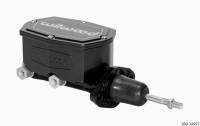 Wilwood - Wilwood Compact Tandem Master Cylinder - 7/8in Bore - w/Pushrod (Black) - 260-14957-BK - Image 2