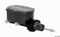 Wilwood - Wilwood Compact Tandem Master Cylinder - 15/16in Bore - w/Pushrod (Black) - 260-14958-BK - Image 2