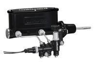Wilwood HV Tandem M/C Kit w L/H Bracket & Prop Valve - 15/16in Bore Black-W/Pushrod - 261-13626-BK