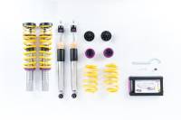 KW - KW Coilover Kit V3 2017+ Audi A4 (B9) Sedan 2wd w/o EDC (48.5mm) - 352100BK - Image 1