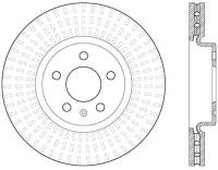 StopTech 12-16 Audi A4 Cryo Slotted Front Right Sport Brake Rotor - 126.33136CSR