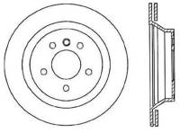 StopTech 94-99 BMW M3 / 98-02 Z3 Cryo Slotted Rear Right Sport Brake Rotor - 126.34037CSR