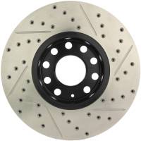 Stoptech - StopTech 96-7/04 Audi A4 / 95-01 A6 / 7/98-05 VW Passat Right Front Slotted and Drilled Rotor - 127.33039R - Image 2