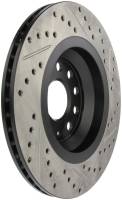 Stoptech - StopTech 09 VW Passat CC / 06-09 Passat Slotted & Drilled Right Rear Rotor - 127.33113R - Image 2