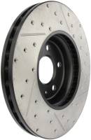 Stoptech - StopTech Power Slot 09-10 Audi A4/A4 Quattro / 08-10 A5 / 10 S4 Front Right Drilled & Slotted Rotor - 127.33123R - Image 2