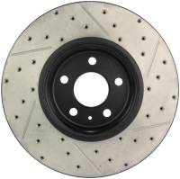 Stoptech - StopTech Power Slot 09-10 Audi A4/A4 Quattro / 08-10 A5 / 10 S4 Front Right Drilled & Slotted Rotor - 127.33123R - Image 3