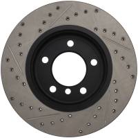 Stoptech - StopTech Power Slot 01-02 BMW Z3 / 03-09 Z4 / 3 Series Front Left Drilled & Slotted Rotor - 127.34048L - Image 2