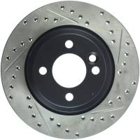 StopTech 02-07 Mini Cooper/Cooper S Slotted & Drilled Left Front Rotor - 127.34067L