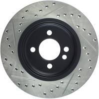 Stoptech - StopTech 02-07 Mini Cooper/Cooper S Slotted & Drilled Left Front Rotor - 127.34067L - Image 2