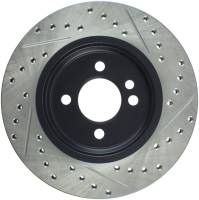 Stoptech - StopTech 02-07 Mini Cooper/Cooper S Slotted & Drilled Right Front Rotor - 127.34067R - Image 2