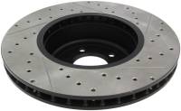 Stoptech - StopTech 08-09 BMW 535 Series / 04-09 545i/550i/645Ci/650i Slotted & Drilled Right Front Rotor - 127.34071R - Image 2