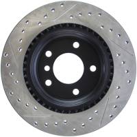 Stoptech - StopTech 06 BMW 325 / 07-09 BMW 328 Slotted & Drilled Left Rear Rotor - 127.34078L - Image 2
