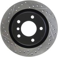 Stoptech - StopTech 06 BMW 325 / 07-09 BMW 328 Slotted & Drilled Right Rear Rotor - 127.34078R - Image 1