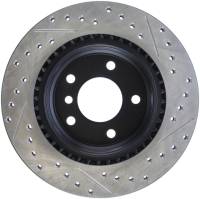 Stoptech - StopTech 06 BMW 325 / 07-09 BMW 328 Slotted & Drilled Right Rear Rotor - 127.34078R - Image 2