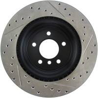 Stoptech - StopTech 06 BMW 330 / 07-09 BMW 335 Slotted & Drilled Right Rear Rotor - 127.34080R - Image 3