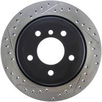 StopTech 9/07-09 BMW 328 / 06 BMW 325 E90 AWD Slotted & Drilled Right Rear Rotor - 127.34091R