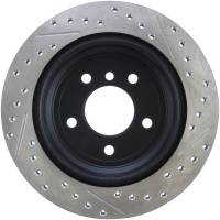 Stoptech - StopTech 9/07-09 BMW 328 / 06 BMW 325 E90 AWD Slotted & Drilled Right Rear Rotor - 127.34091R - Image 2