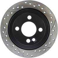 StopTech 07-09 Mini Cooper/Cooper S Slotted & Drilled Left Rear Rotor - 127.34094L