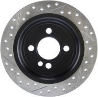 Stoptech - StopTech 07-09 Mini Cooper/Cooper S Slotted & Drilled Left Rear Rotor - 127.34094L - Image 2