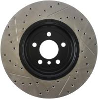 Stoptech - StopTech 2011-2013 BMW 535i / 2012-2016 BMW 640i Slotted & Drilled Front Left Brake Rotor - 127.34124L - Image 2