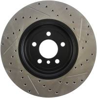 Stoptech - StopTech 2011-2013 BMW 535i / 2012-2016 BMW 640i Slotted & Drilled Front Right Brake Rotor - 127.34124R - Image 2