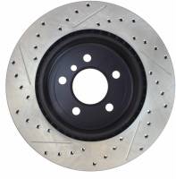 Stoptech - StopTech 2011-2013 BMW 535i / 2012-2016 BMW 640i Slotted & Drilled Rear Left Brake Rotor - 127.34131L - Image 2