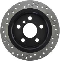 Stoptech - StopTech 14-15 Mini Cooper Base Slotted & Drilled Rear Left Rotor - 127.34159L - Image 2