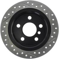 Stoptech - StopTech 14-15 Mini Cooper Base Slotted & Drilled Rear Right Rotor - 127.34159R - Image 2