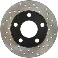 StopTech 96-01 Audi A4 Quattro / 12/98-05 VW Passat Left Rear Drilled Rotor - 128.33047L